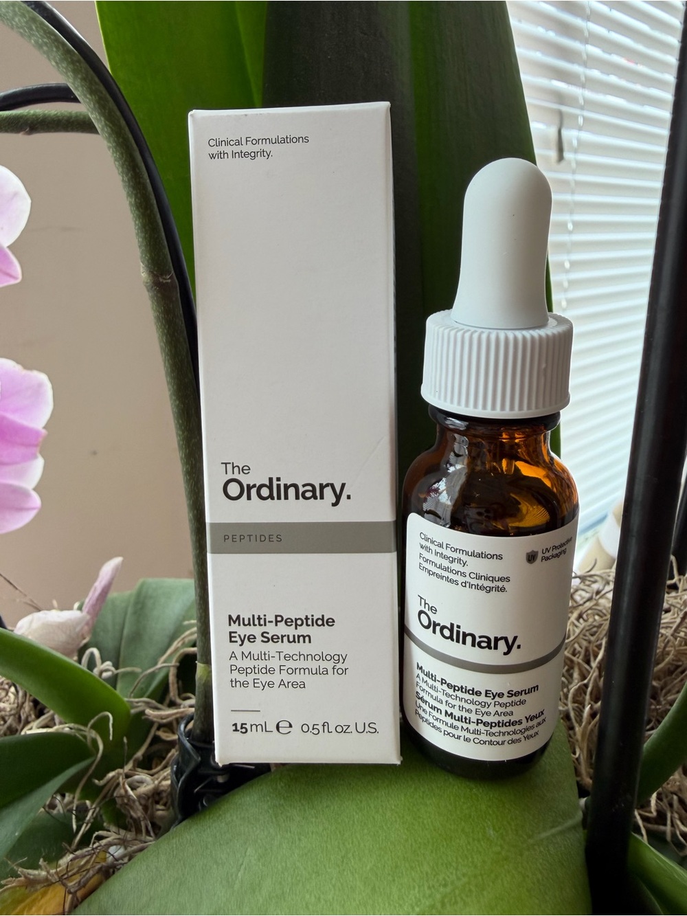 The Ordinary Multi-Peptide Eye Serum — White and Brown